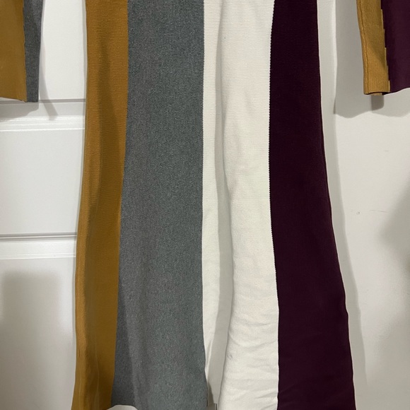 Slate & Willow Colorblock Midi Dress Size Medium $268 - Picture 3 of 8